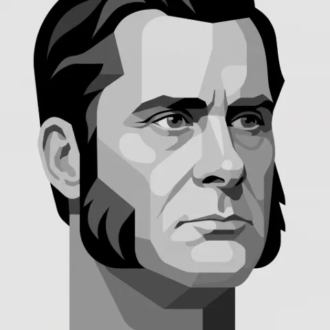 KI-Illustration: Porträt von Thomas Henry Huxley