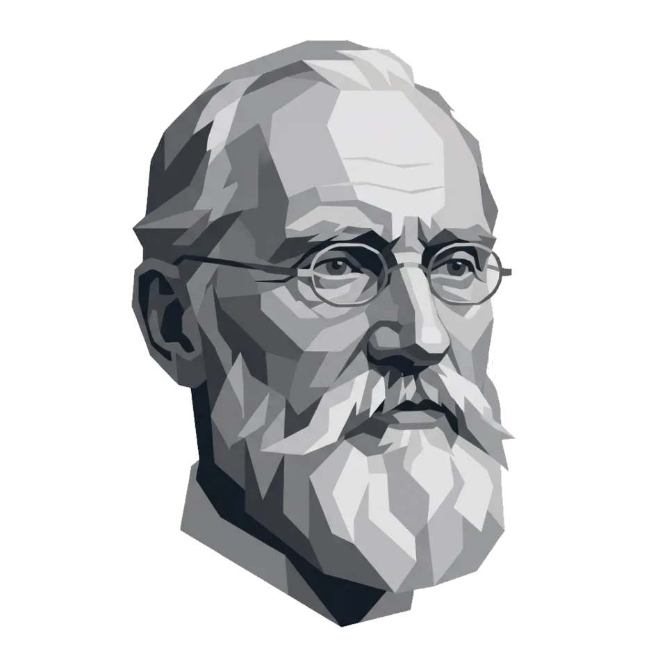 KI-Illustration: Porträt von William Thomson, Lord Kelvin